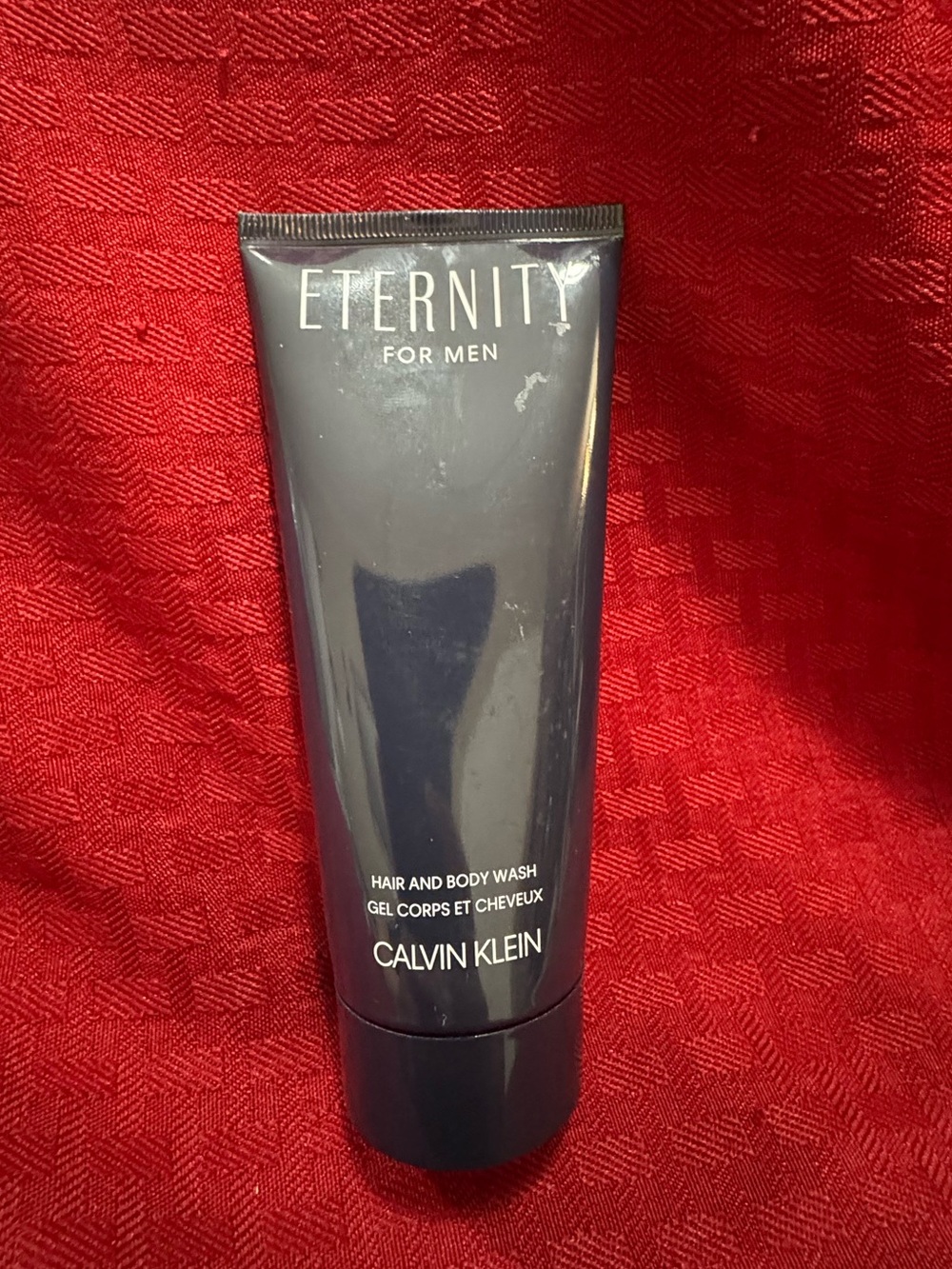 Calvin Klein Eternity for Men Hair & Body Wash — Dark Gray Tube